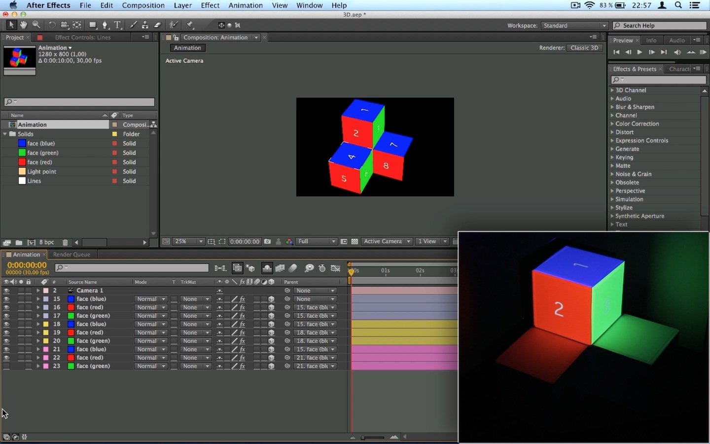 millumin synchroinization